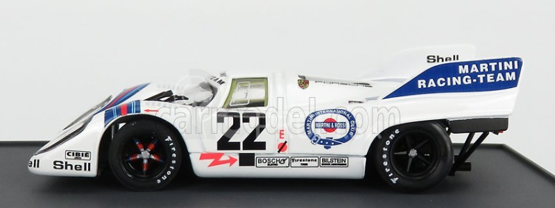 Brumm prom Porsche 917k Team Martini Racing N 22 Winner 24h Le Mans 1971 H.marko - G.van Lennep 1:43 Biela Modrá Červená