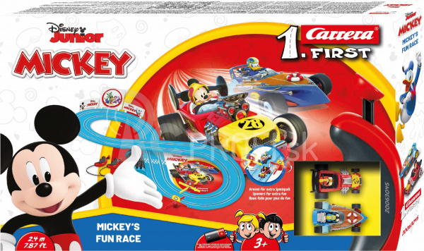 Autodráha Carrera FIRST – 63045 Mickey's Fun Race