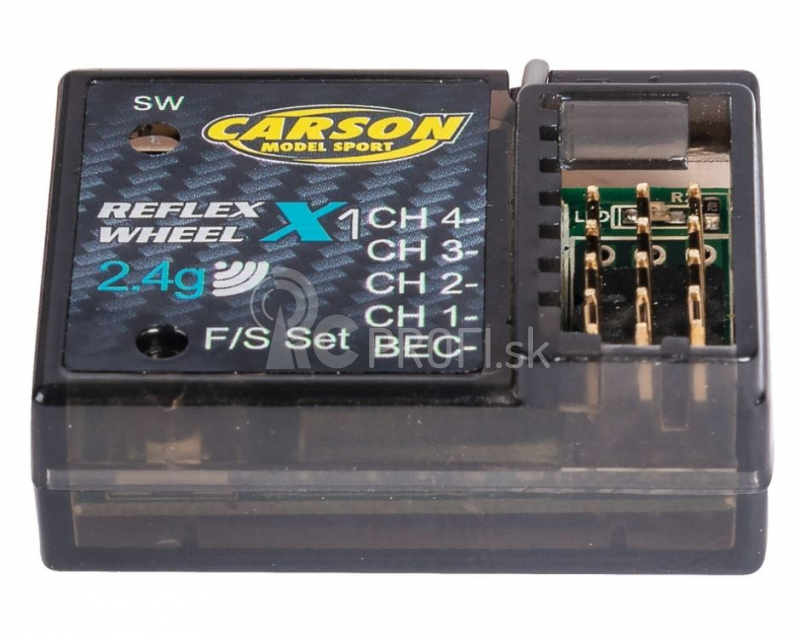 CARSON Reflex X1, 2-kanálový, 2,4 GHz, carbon dizajn