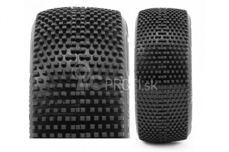 CLAYMORE V2 BUGGY C2 (SOFT) lepivé pneumatiky, čierne ráfiky, 2 ks.