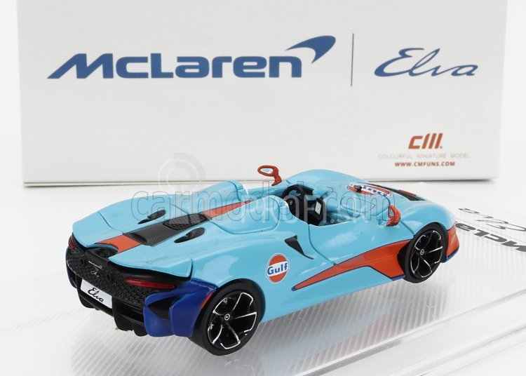Cm-models Mclaren Elva Gulf Livery 2020 1:64 Svetlo modrá oranžová