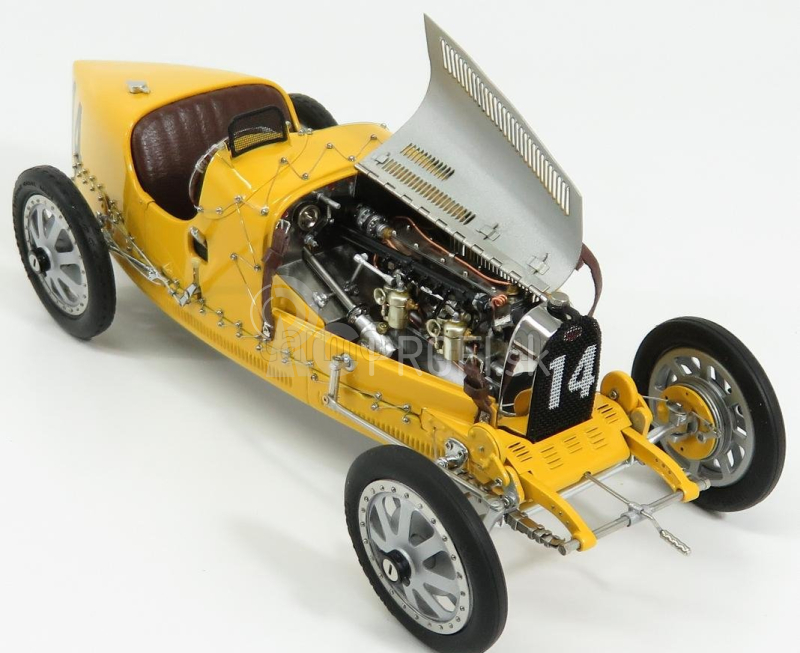 Cmc Bugatti T35 N 14 Nation Coulor Project Belgicko 1924 1:18 žltá