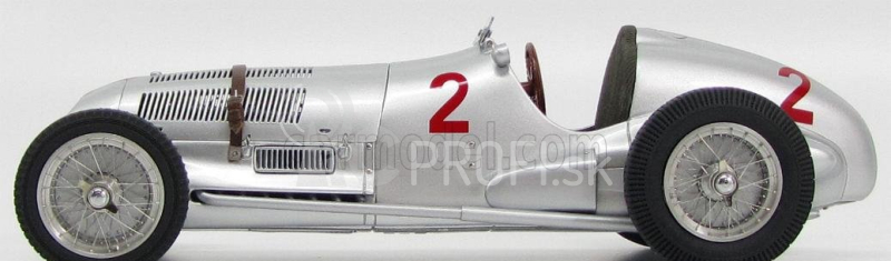 Cmc Mercedes benz F1 W125 N 2 Gp Donington 1937 H.lang 1:18 Strieborný