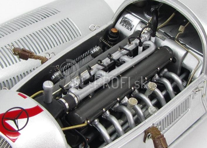 Cmc Mercedes benz F1 W125 N 2 Gp Donington 1937 H.lang 1:18 Strieborný