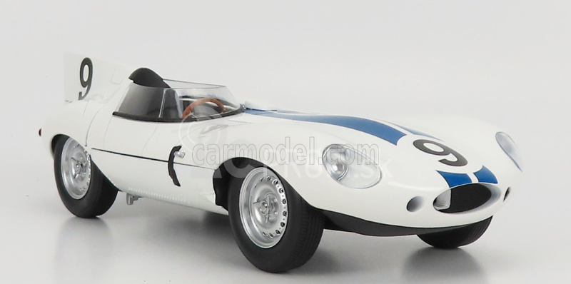 Cmr Jaguar D-type 3.4l Team Briggs Cunningham N 9 24h Le Mans 1955 P.walters - W.spear 1:18 bielo modrá