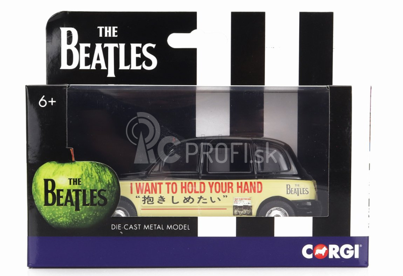 Corgi Austin London Taxi Lti Tx4 2007 - The Beatles - I Want To Hold Your Hand 1:36 Yellow Black