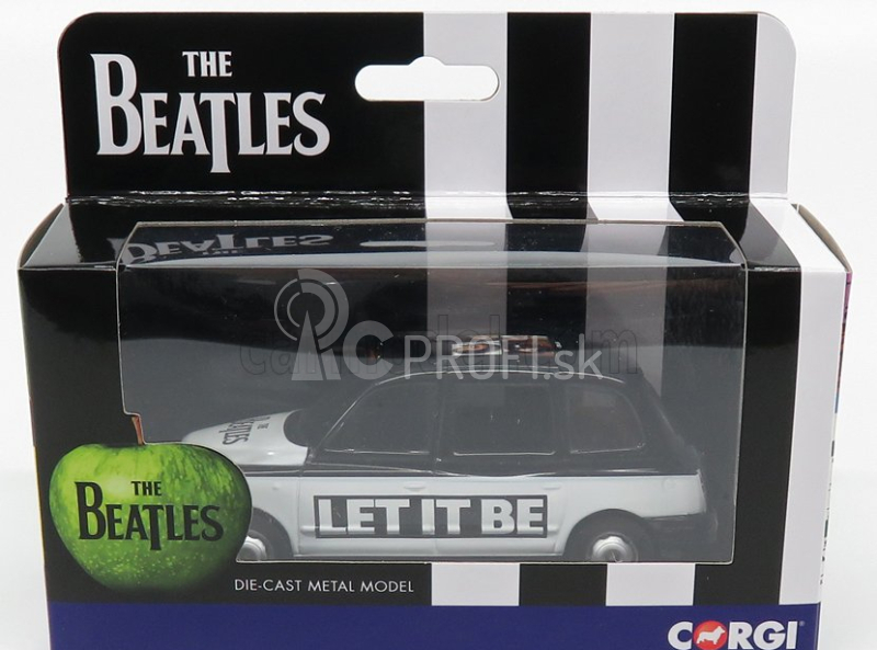 Corgi Austin London Taxi Lti Tx4 2007 - The Beatles - Let It Be 1:36 Biela Čierna