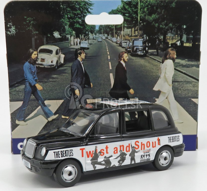 Corgi Austin London Taxi Lti Tx4 2007 - The Beatles - Twist And Shout 1:36 Čierna biela