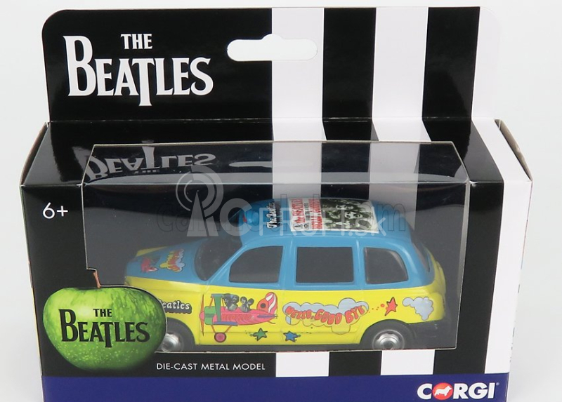 Corgi Austin London Taxi Lti Tx4 2014 - The Beatles 1:36 žltá svetlomodrá