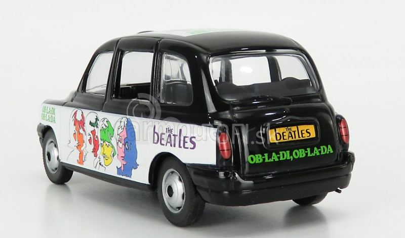 Corgi Austin London Taxi Lti Tx4 2014 - The Beatles - Ob-la-di Ob-la-da 1:36 čierna biela