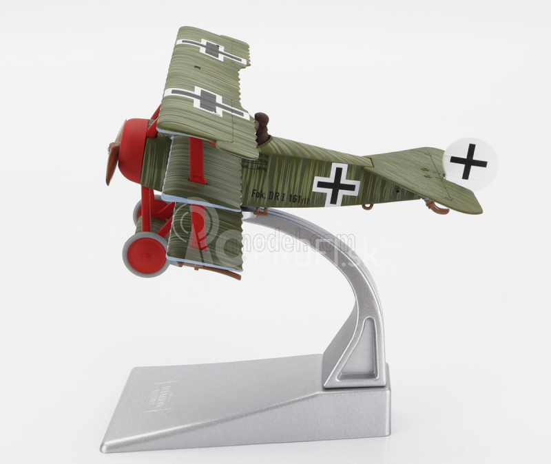Corgi Fokker Dr.i Triplane Vojenské lietadlo 1918 - The Red Baron 1:48 Vojenská zelená