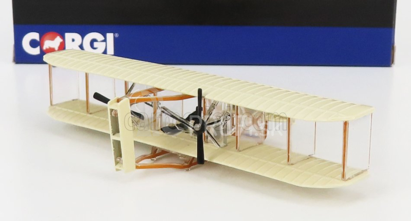 Corgi Lietadlo Wright Flyer 1903 1:72 krémovo hnedé