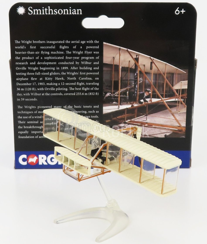 Corgi Lietadlo Wright Flyer 1903 1:72 krémovo hnedé