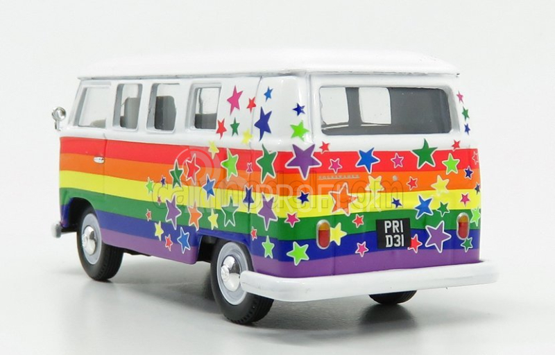 Corgi Volkswagen T1 Minibus Camper Van 1961 - Peace & Love 1:43 Rôzne