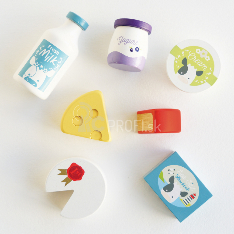 Debna Le Toy Van s mliečnymi výrobkami