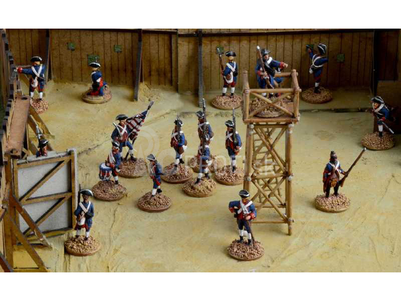 Italeri dioráma francúzsko-indiánska vojna Last Outpost 1754–1763 (1:72)