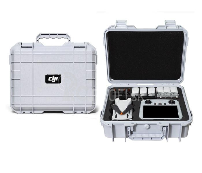 DJI MINI 3 Pro/Mini 3 – biely odolný kufor (kapacita 7 batérií)
