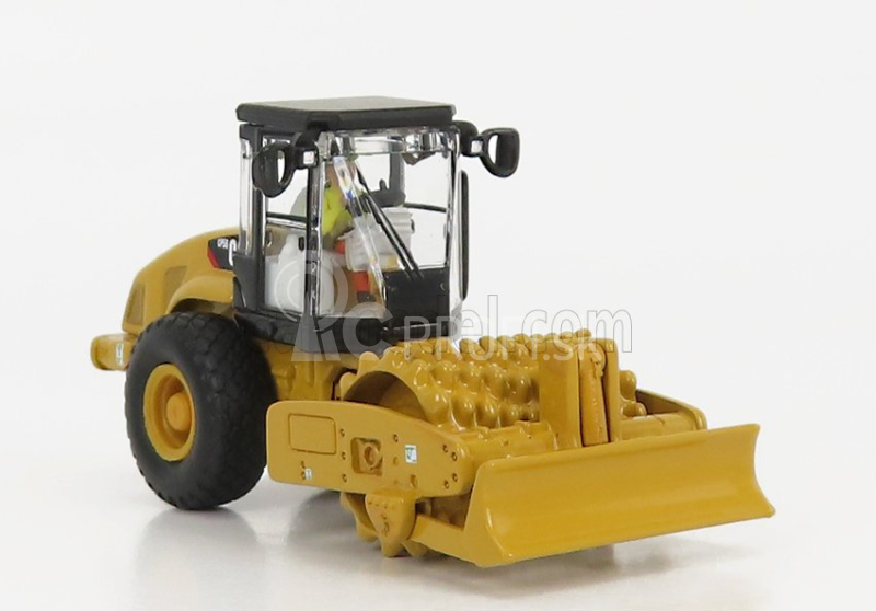 Dm-models Caterpillar Catcs56 Rullo Vibrante Monotamburo - Schiacciasassi - Drvič kameňa - Padfoot Drum Vibračný zhutňovač pôdy 1:87 Yellow Black