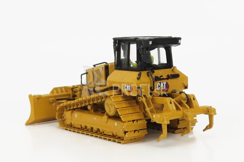 Dm-models Caterpillar Catd5 Lgp Vpat Dozer Ruspa Cingolata - škrabací traktor 1:50 žltá čierna