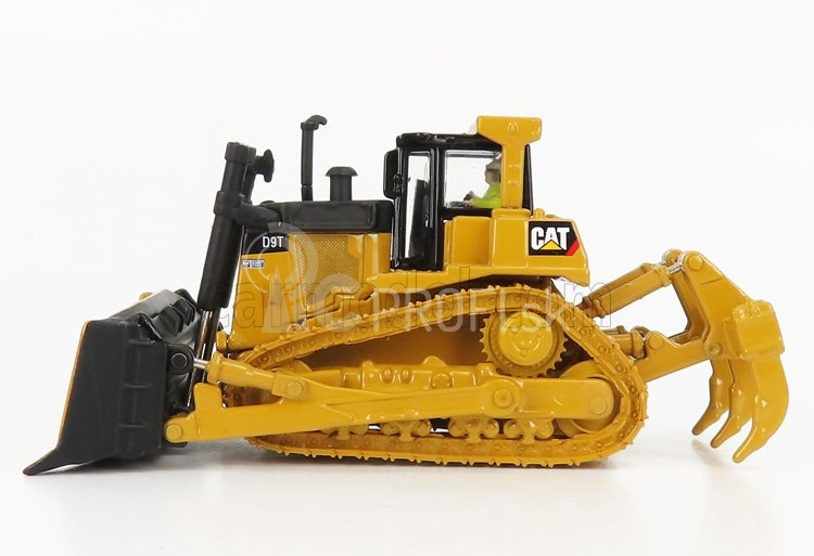 Dm-models Caterpillar Catd9t Ruspa Cingolata - škrabací traktor 1:87 žltá čierna