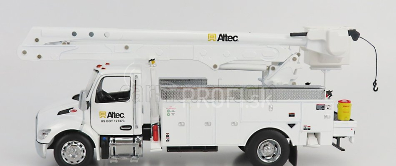 Dm-models Peterbilt 536 Truck Altec Aa55 Gru Crane Elevator Con Piattaforma Cestello 2010 1:32 White