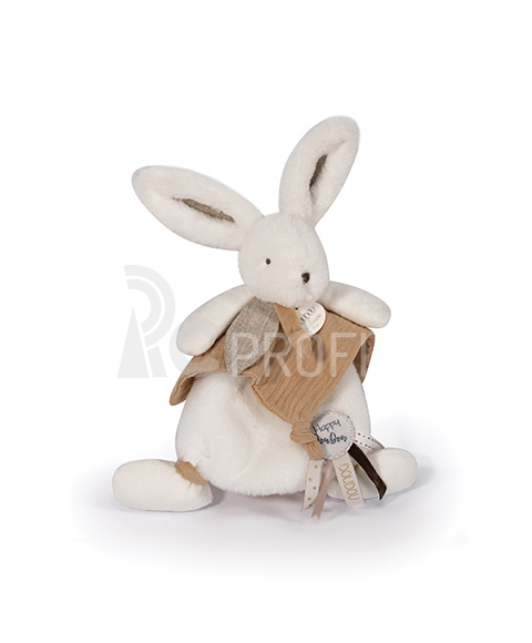 Doudou Plyšový králik s muchotrávkou 25 cm béžová