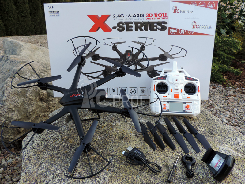 Dron MJX X600 HEXA FPV, čierna