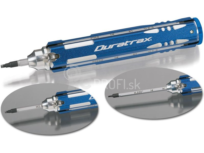 Duratrax skrutkovač s výmennými 12 minibitmi