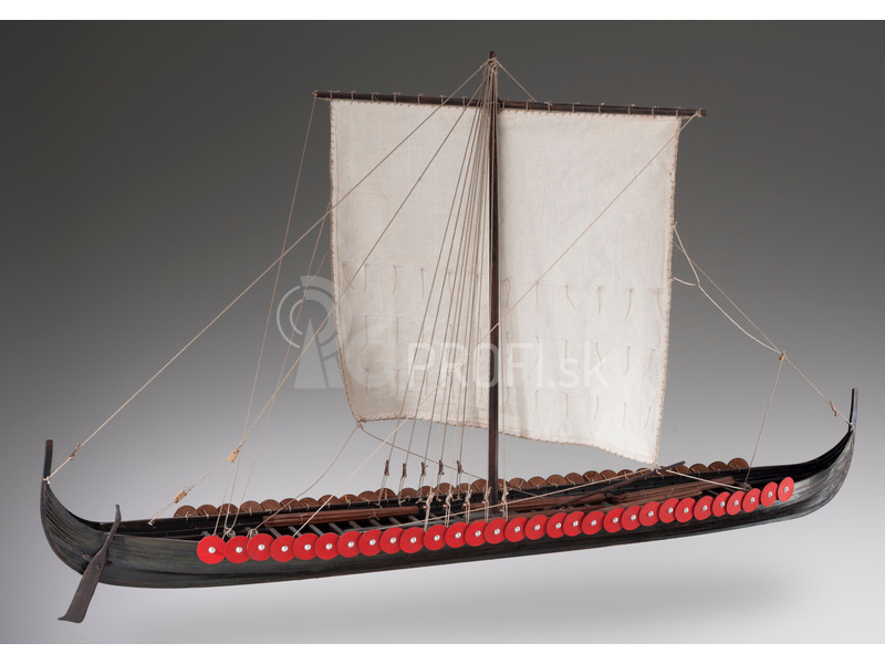 Dušek vikingská predĺžená loď 1060 1:35 kit