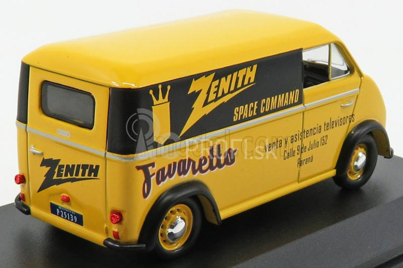 Edicola Auto union Dkw Van Zenith 1962 1:43 žltá čierna