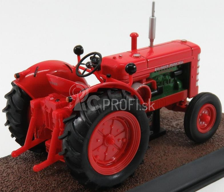 Edicola Bolinder-munktell 470 Bison Tractor 1964 1:32 Červená