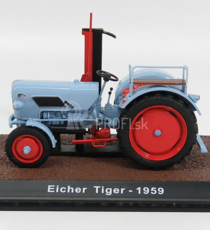 Edicola Eicher Tiger Tractor 1959 1:32 svetlomodrá