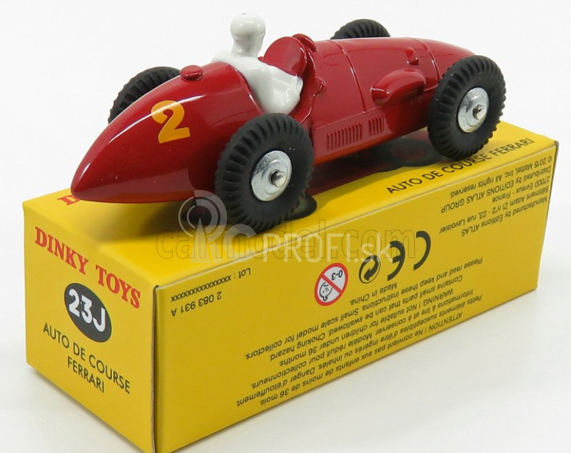 Edicola Ferrari 500 F2 N 2 + Maserati 2000 Sport Spider - Coffret Box 1:43 červená