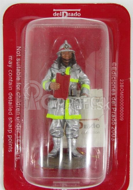 Edicola-figures Vigili del fuoco Vigile Del Fuoco Giapponese 1995 - Japonský hasič 1:32 Silver