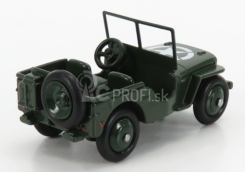 Edicola Jeep Willys Open 1945 1:43 Vojenská zelená