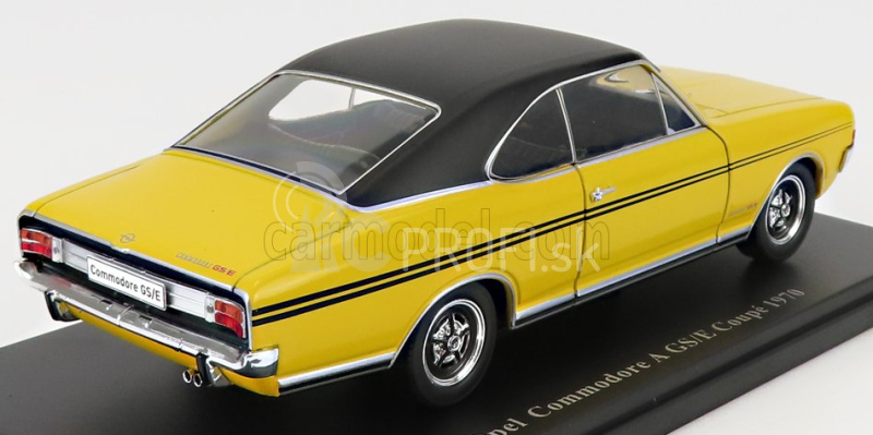 Edicola Opel Commodore A Gs/e Coupe 1970 1:24 žltá čierna