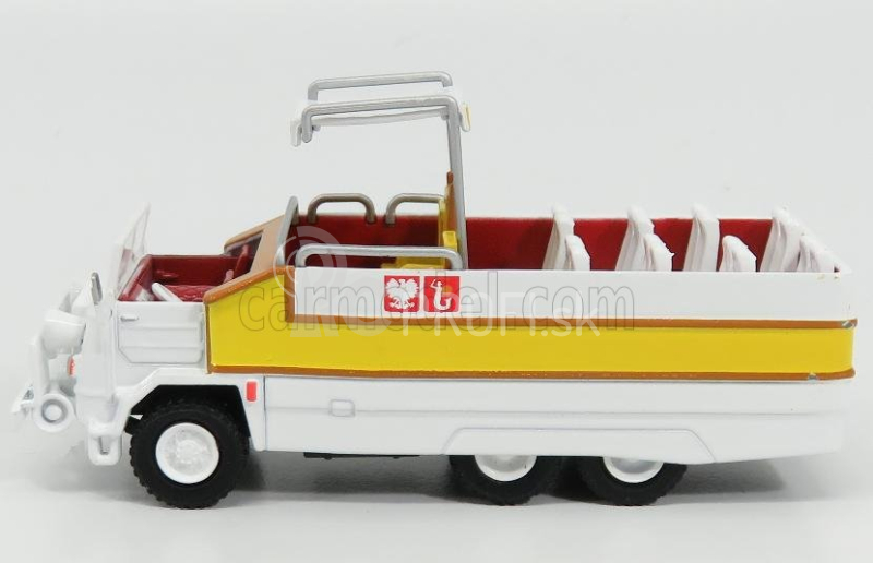 Edicola Star 660 Truck Minibus Open Papamobile (papa) Pope 1974 1:72 bielo žltá