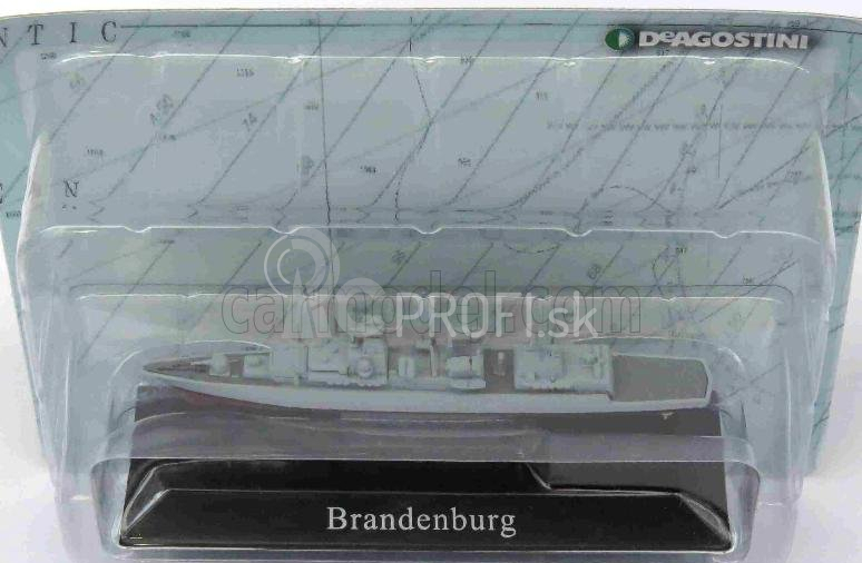 Edicola Vojnová loď Fregaty triedy Brandenburg Nemecko 1994 1:1250 Vojenské