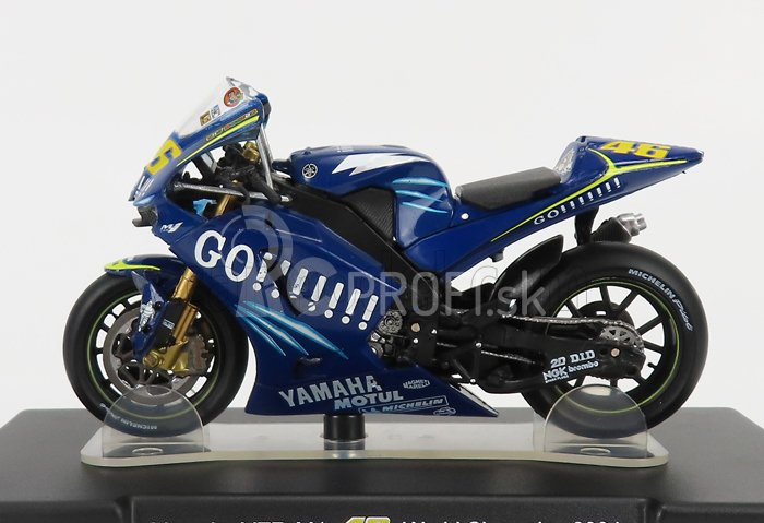 Edicola Yamaha Yzr-m1 Team Gouloises N 46 Majster sveta v Motogp sezóna 2004 Valentino Rossi 1:18 Blue Met