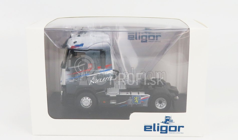 Eligor Renault T-line Vysoký ťahač Auxerre 2-assi 2021 1:43 Sivá biela