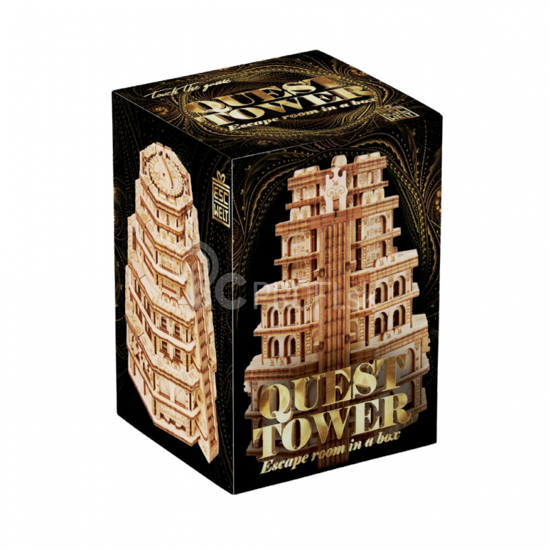 EscapeWelt Drevené puzzle Quest Tower