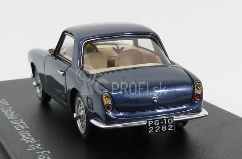 Esval model Cisitalia Df85 Coupe By Fissore 1961 1:43 Blue Met