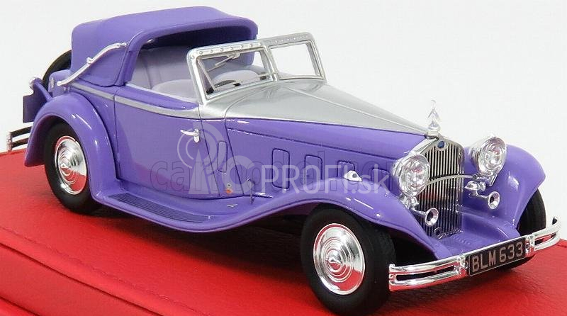 Evrat Delage D8s Cabriolet Open Fernandez Et Darrin Sn38229 1934 1:43 Purple