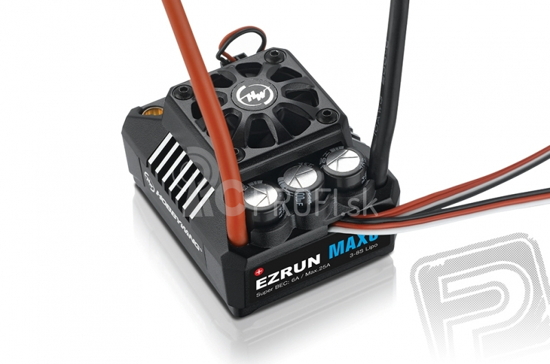 EZRUN MAX6 V3 s TRX konektorom - čierny -regulátor