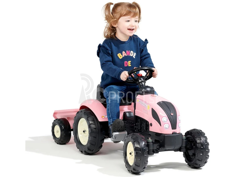 FALK - Country Star pedálový traktor s vlečkou