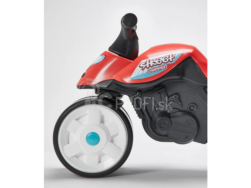 FALK – Detské odrážadlo Baby Moto modré s gumovými kolesami