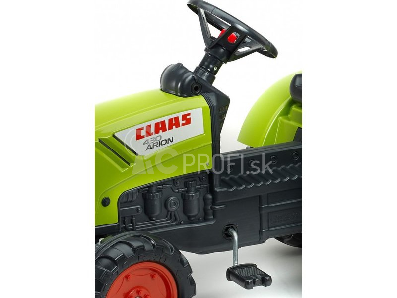 FALK – Šliapací traktor Claas Arion 430 s vlečkou