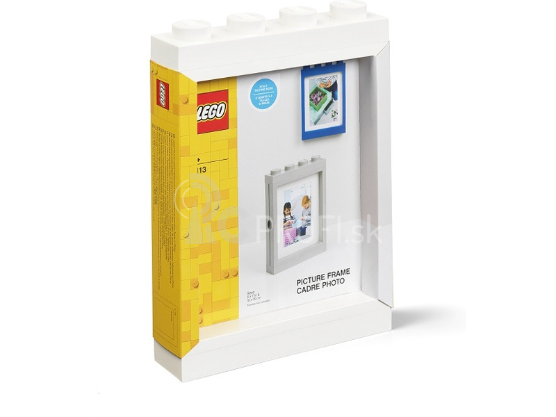 LEGO fotorámček biely