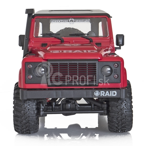 FUNTEK RAID 1/12 RTR 4WD, červená farba