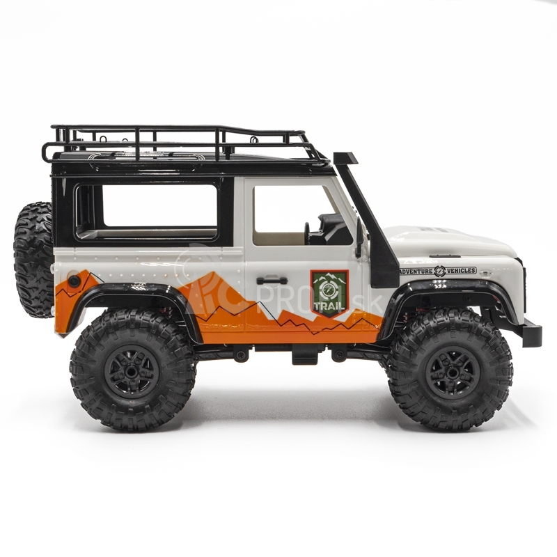 FUNTEK TRAIL 1/12 RTR 4WD – bielo-oranžová farba